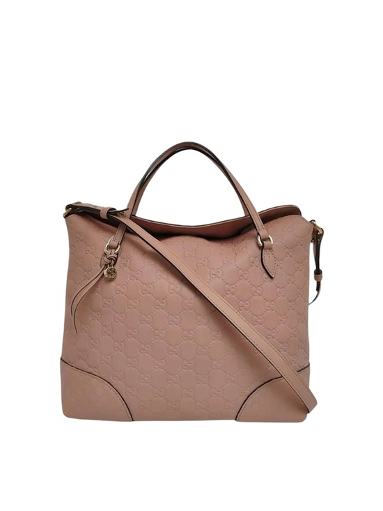 Gucci Handbags - GUCCI Guccissima Medium Bree Foldover Tote Soft Pink